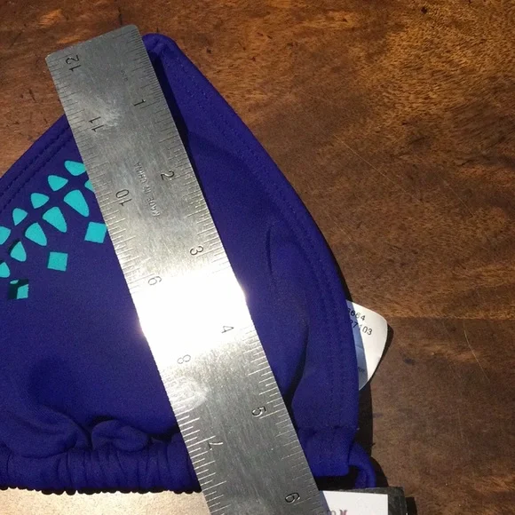 NWT $41 HURLEY LARGE BLUE ONE & ONLY TOP - Picture 7 of 8